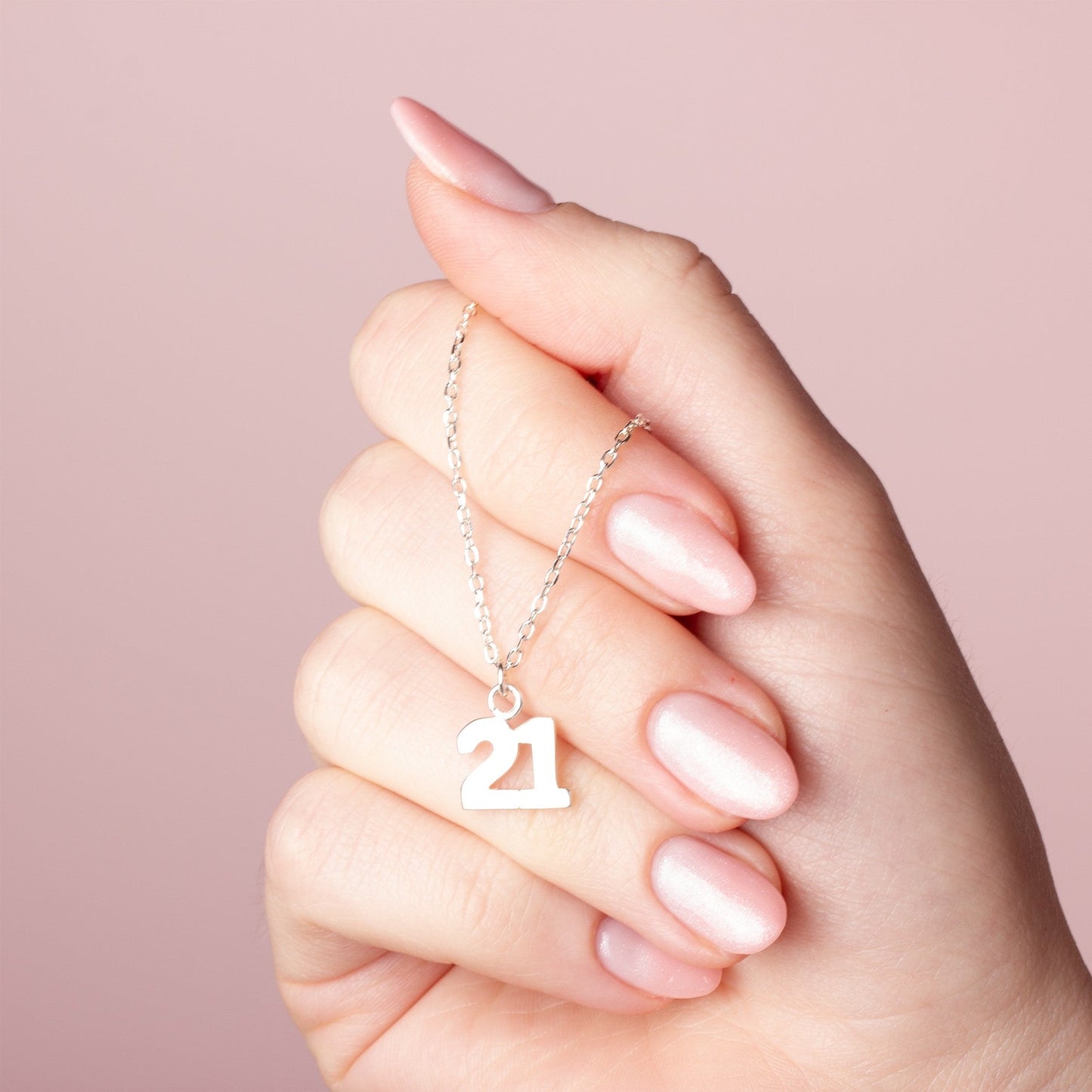 21 Charm Necklace - Sterling Silver - MYLEE London