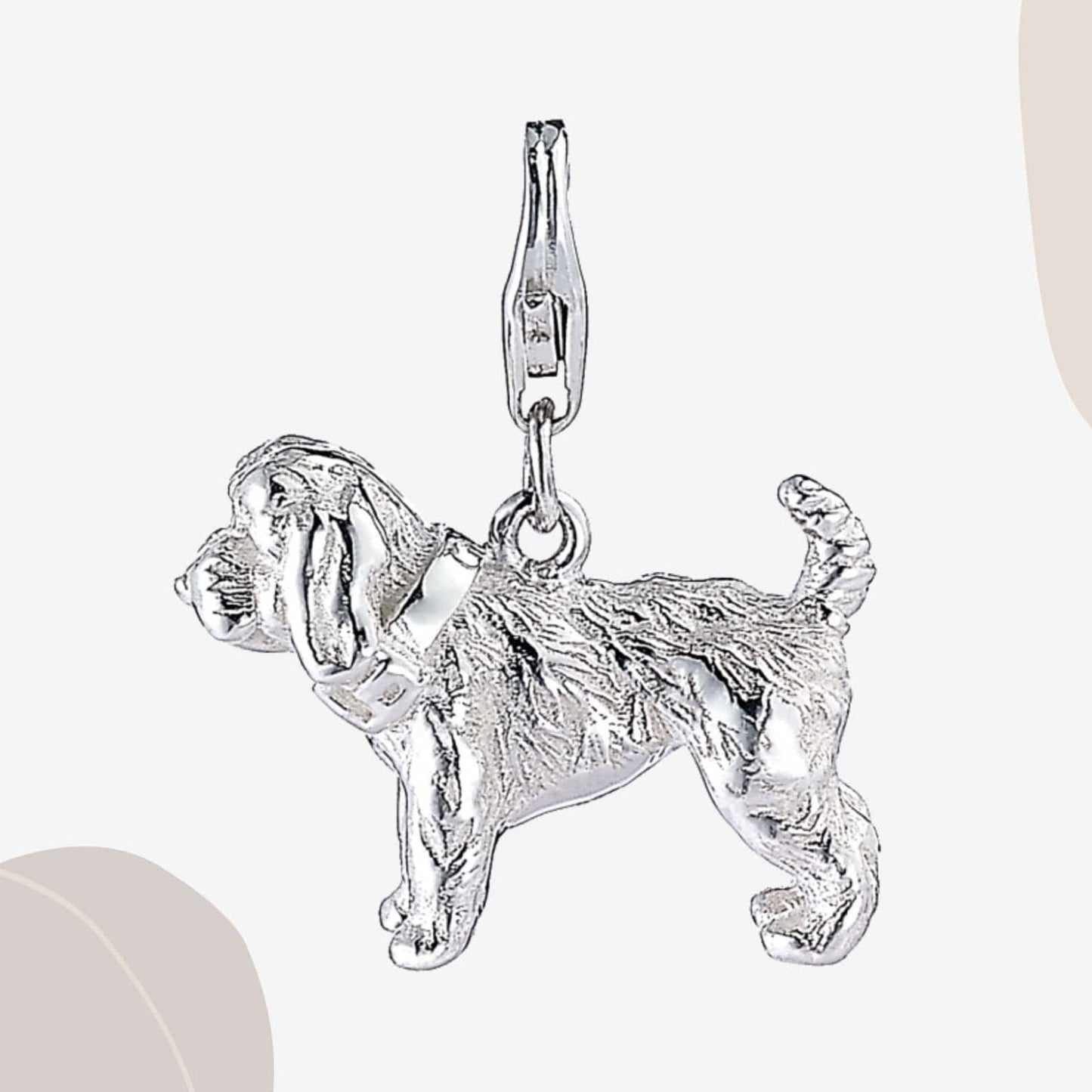 Cockapoo Silver Charm - MYLEE London