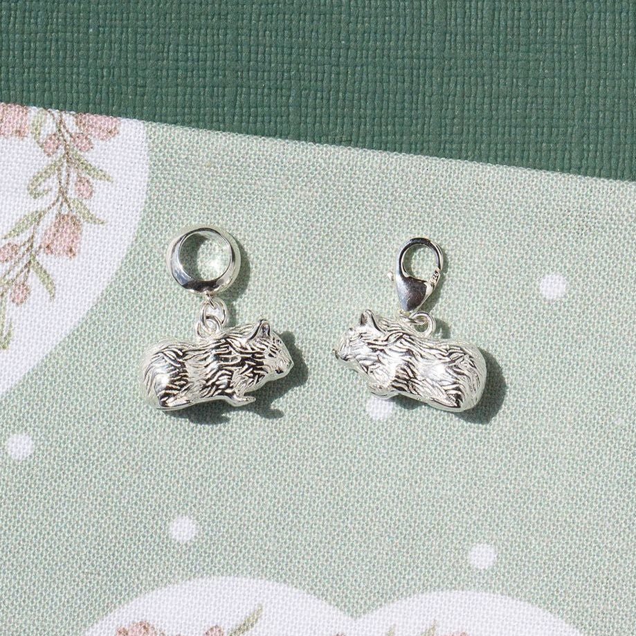 Guinea Pig Silver Charm - MYLEE London