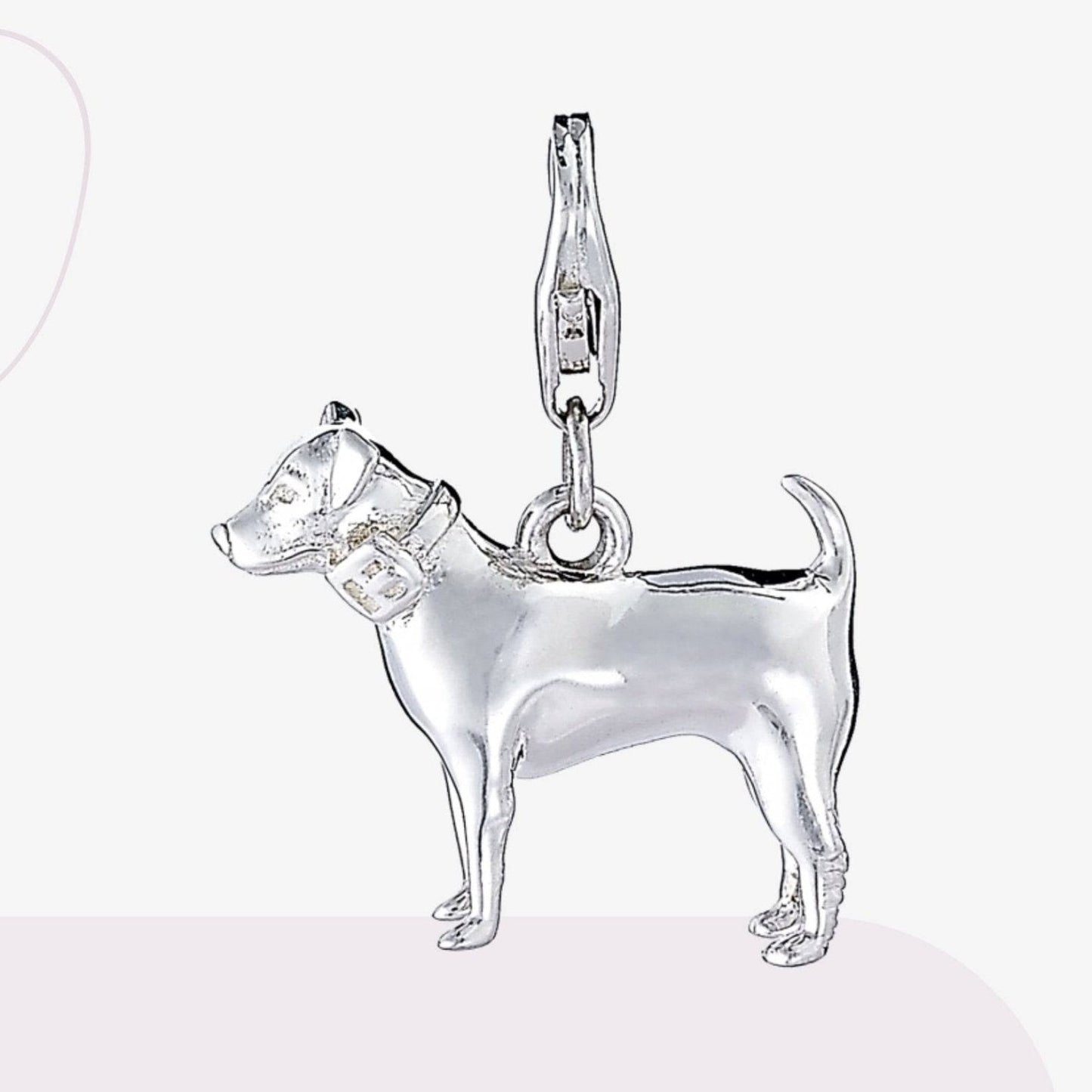 Jack Russell Silver Charm - MYLEE London