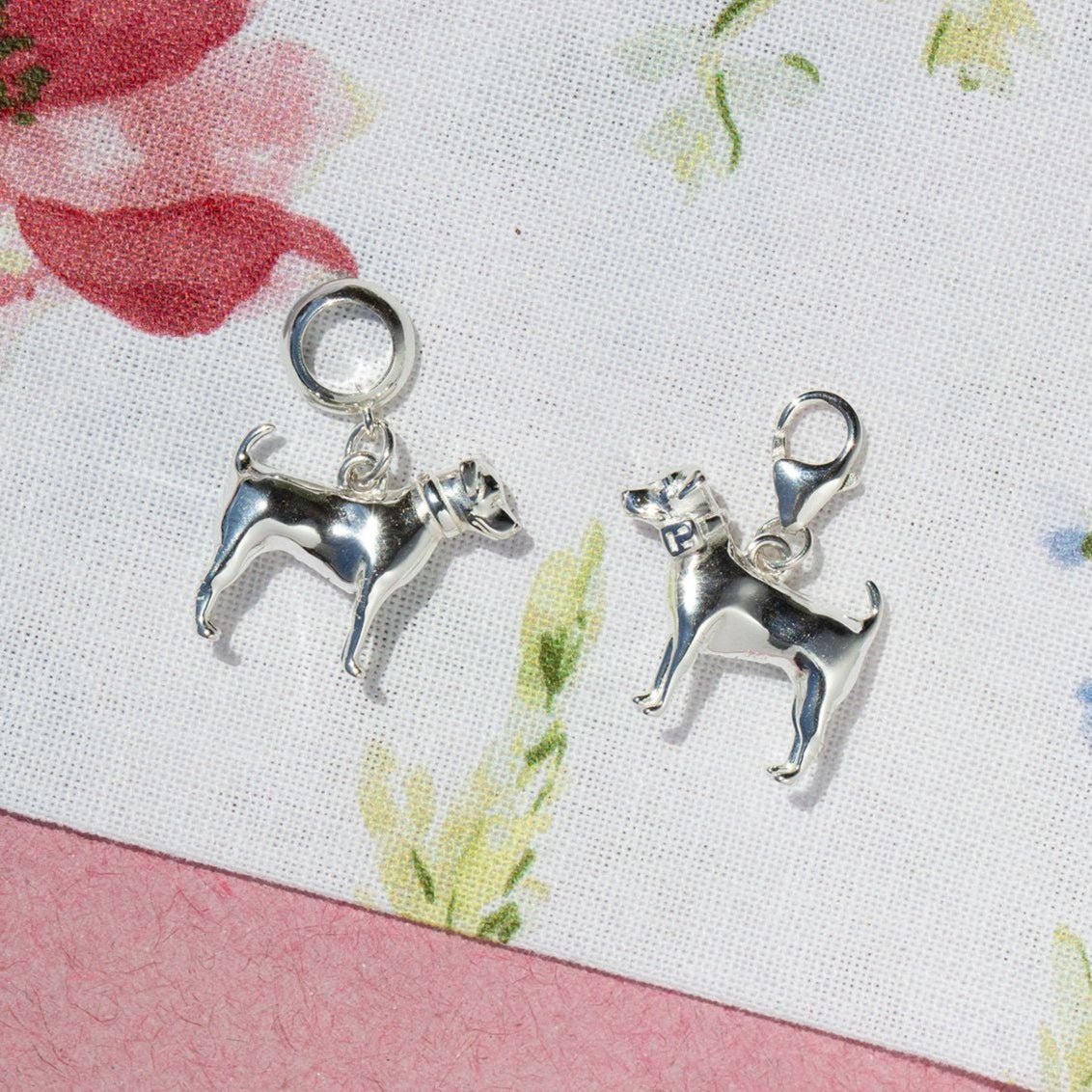 Jack Russell Silver Charm - MYLEE London