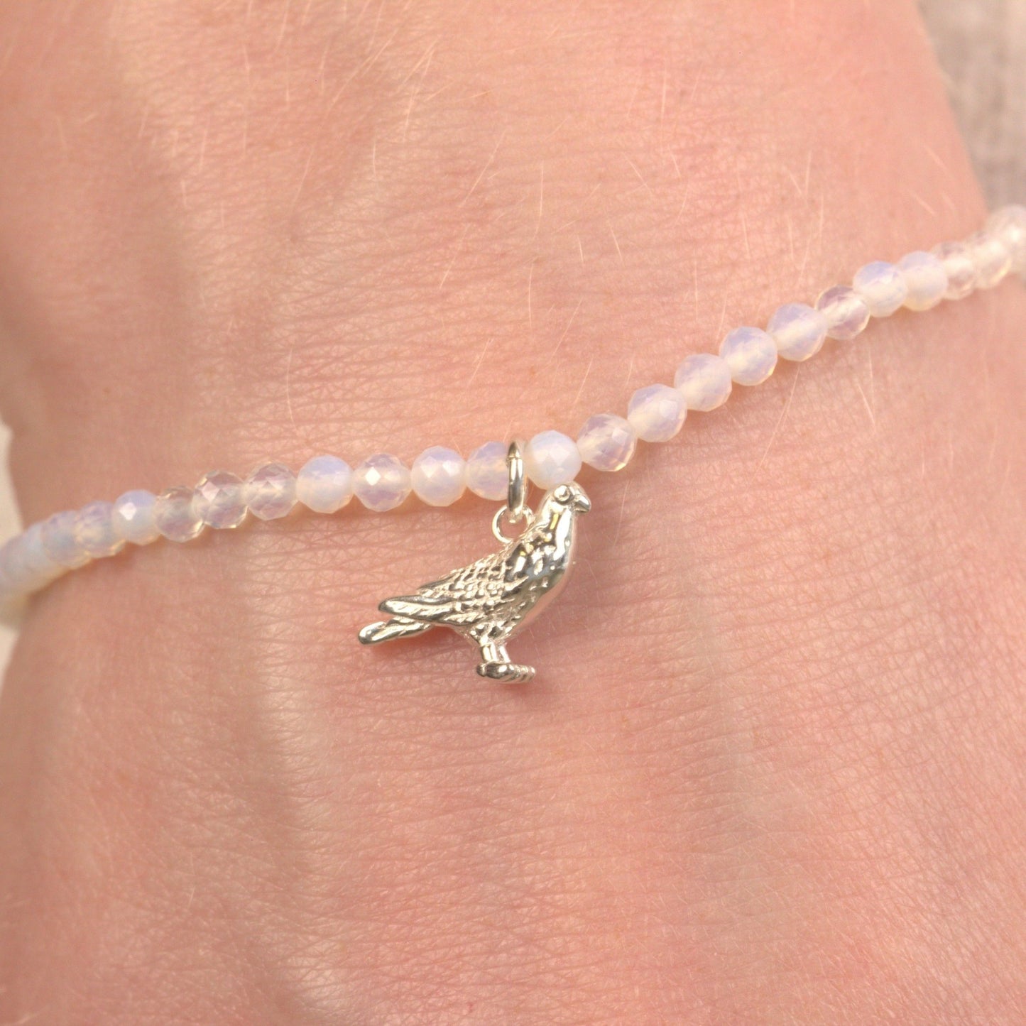 Pigeon Crystal Bracelet - Personalised - MYLEE London