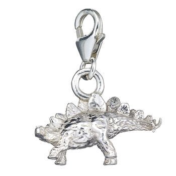 Stegosaurus Silver Charm - MYLEE London
