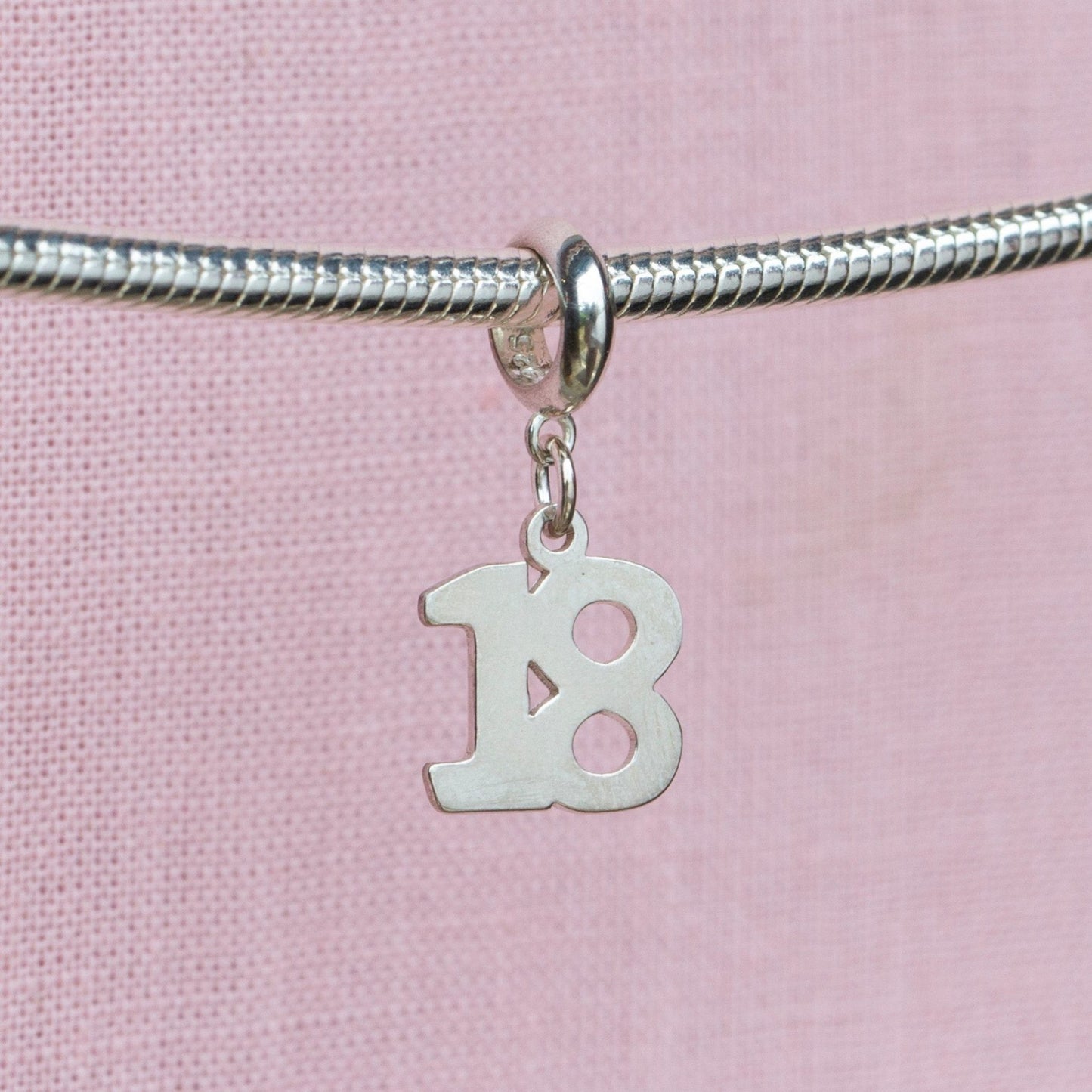 Sterling Silver 18 Charm - MYLEE London
