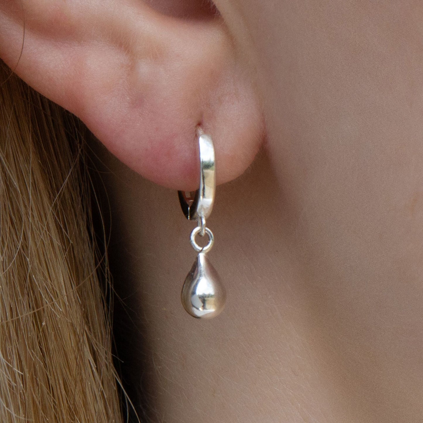 Sterling Silver Teardrop Earrings - MYLEE London