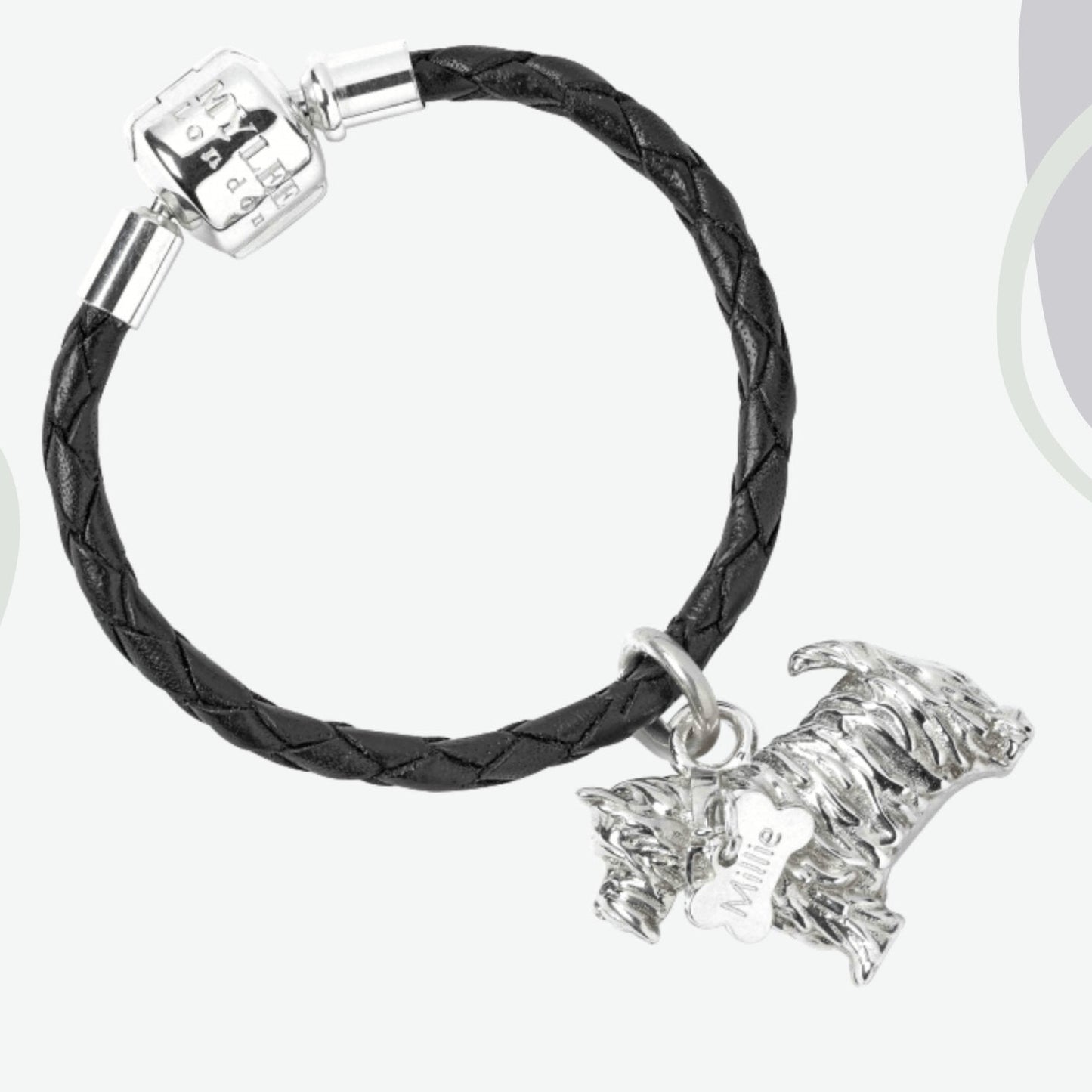 Westie Silver Keyring - Personalised - MYLEE London