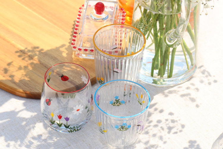 Hand Painted Glassware - MYLEE London