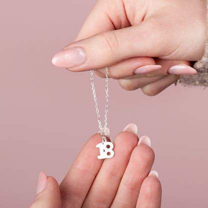 18 Charm Necklace - Sterling Silver - MYLEE London