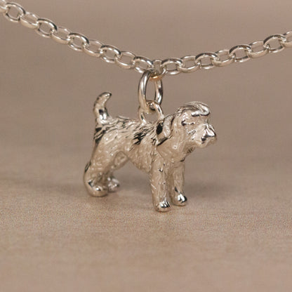 Cockapoo Chain Bracelet - Personalised - Sterling Silver