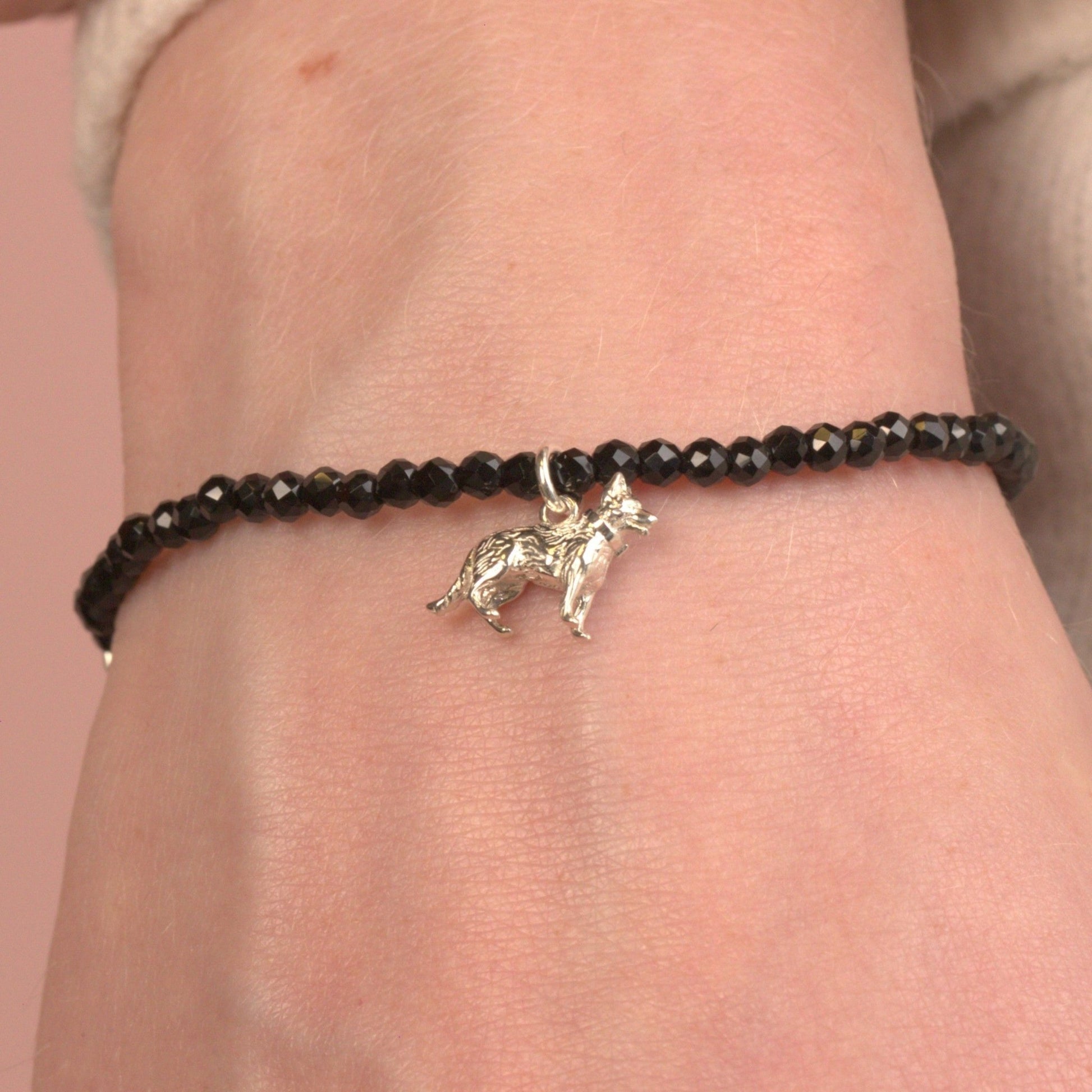 Alsatian Crystal Bracelet - Personalised - MYLEE London
