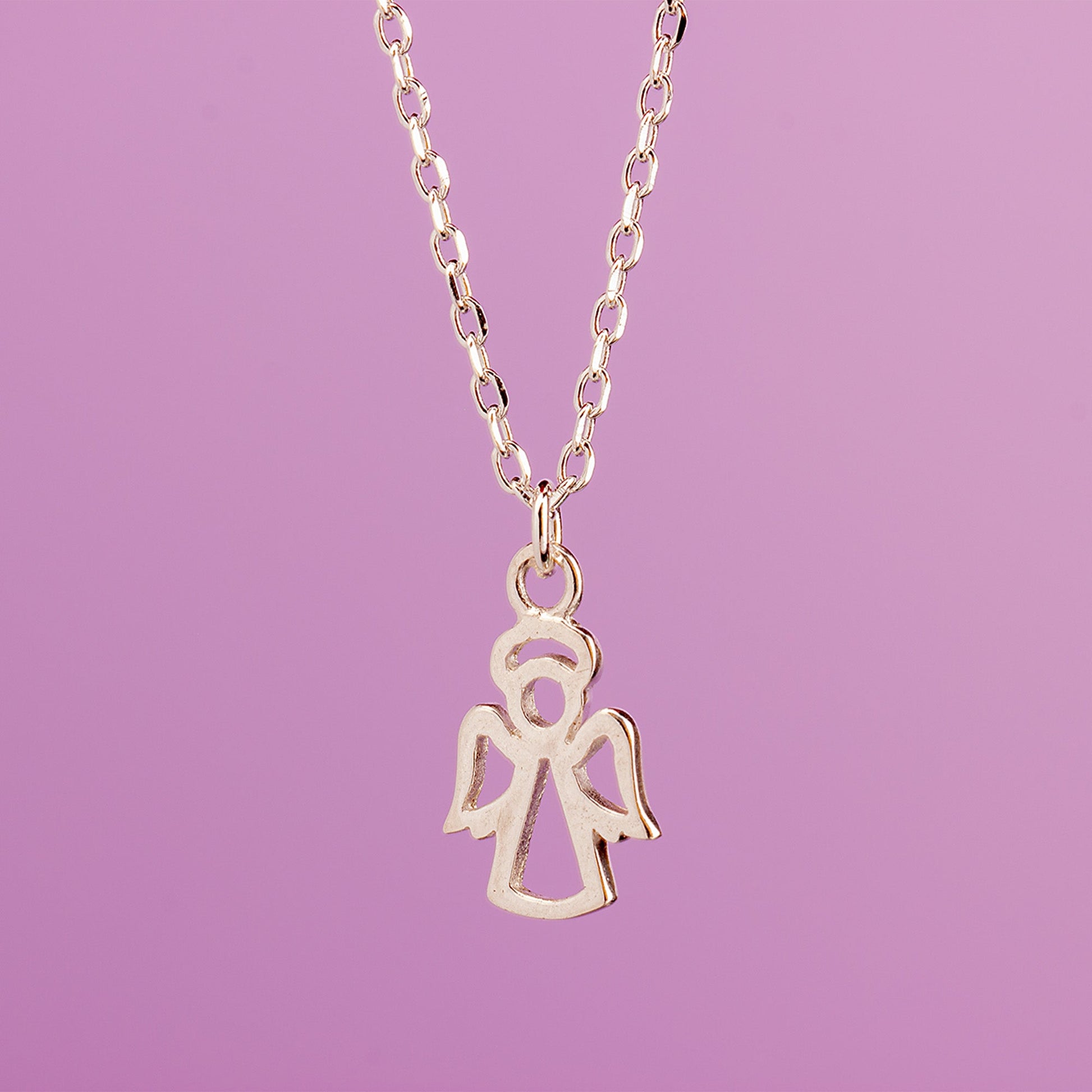 Angel Necklace - Sterling Silver - MYLEE London