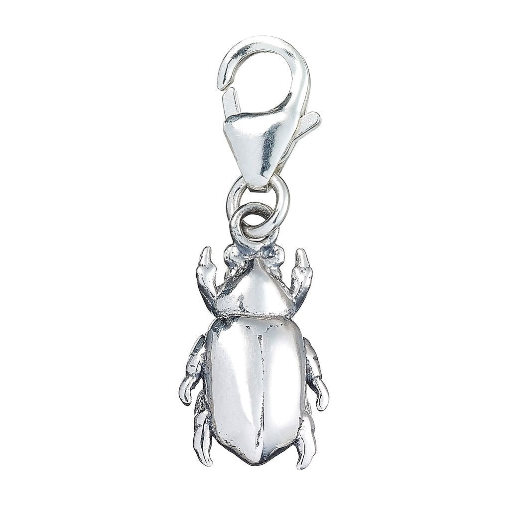 Beetle Silver Charm - MYLEE London