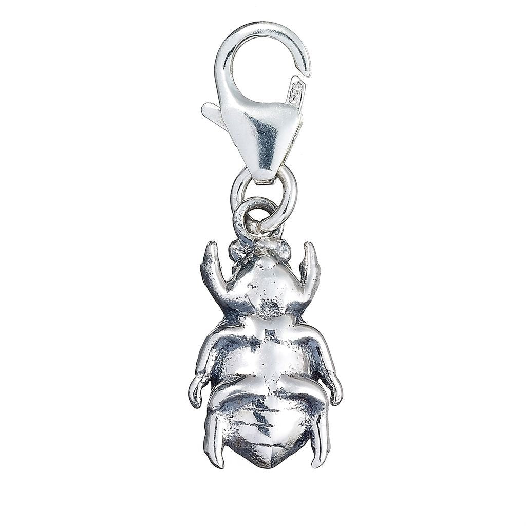 Beetle Silver Charm - MYLEE London