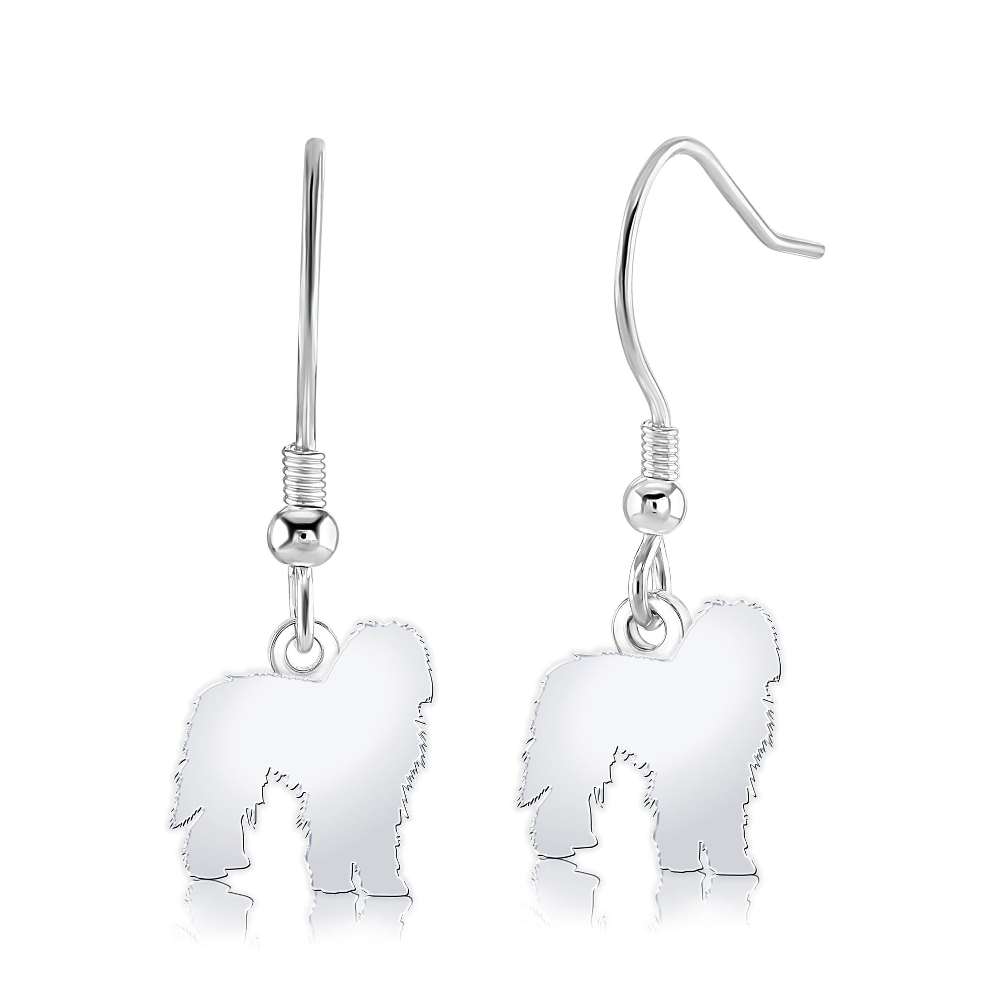 Bergamasco Silhouette Silver Earrings - MYLEE London