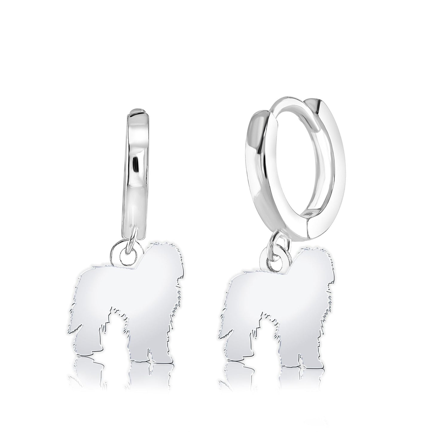 Bergamasco Silhouette Silver Earrings - MYLEE London