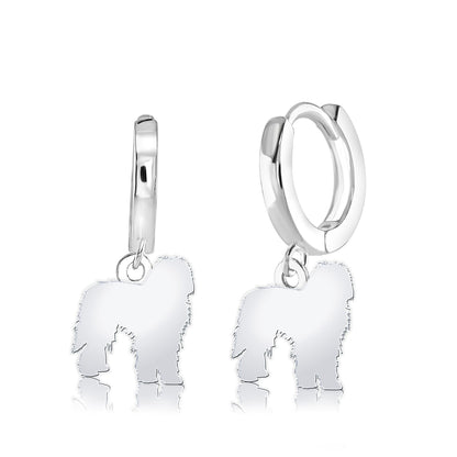 Bergamasco Silhouette Silver Earrings - MYLEE London