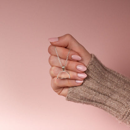 Best Friends Spinner Sterling Silver Necklace - MYLEE London