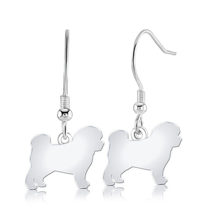 Bolognese Silhouette Silver Earrings - MYLEE London