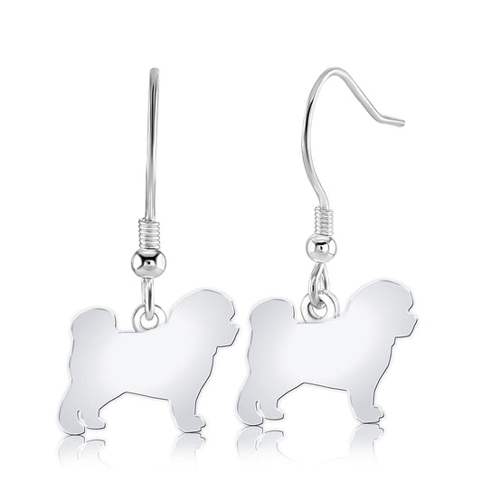 Bolognese Silhouette Silver Earrings - MYLEE London