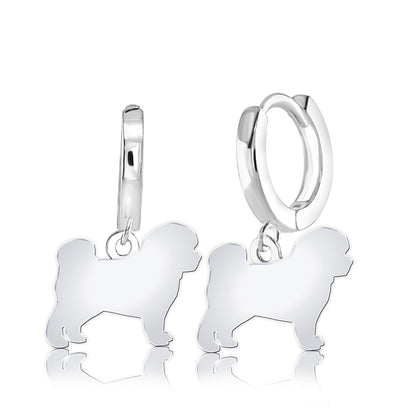 Bolognese Silhouette Silver Earrings - MYLEE London