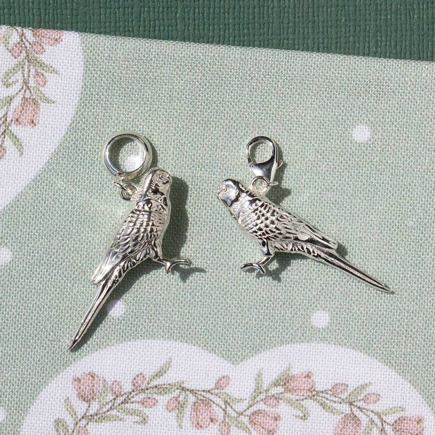 Budgie Silver Charm - MYLEE London