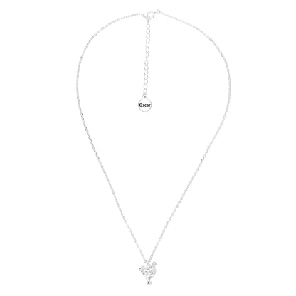 Chicken Silver Necklace - Personalised - MYLEE London
