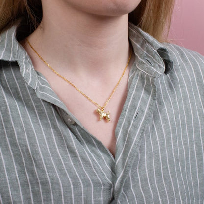 Cockapoo Gold Necklace - Personalised - MYLEE London