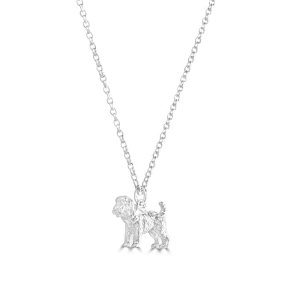 Cockapoo Silver Necklace - Personalised - MYLEE London