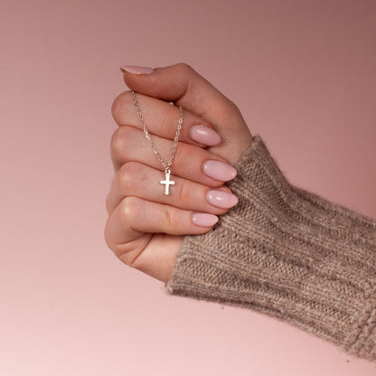 Cross Necklace - Sterling Silver - MYLEE London