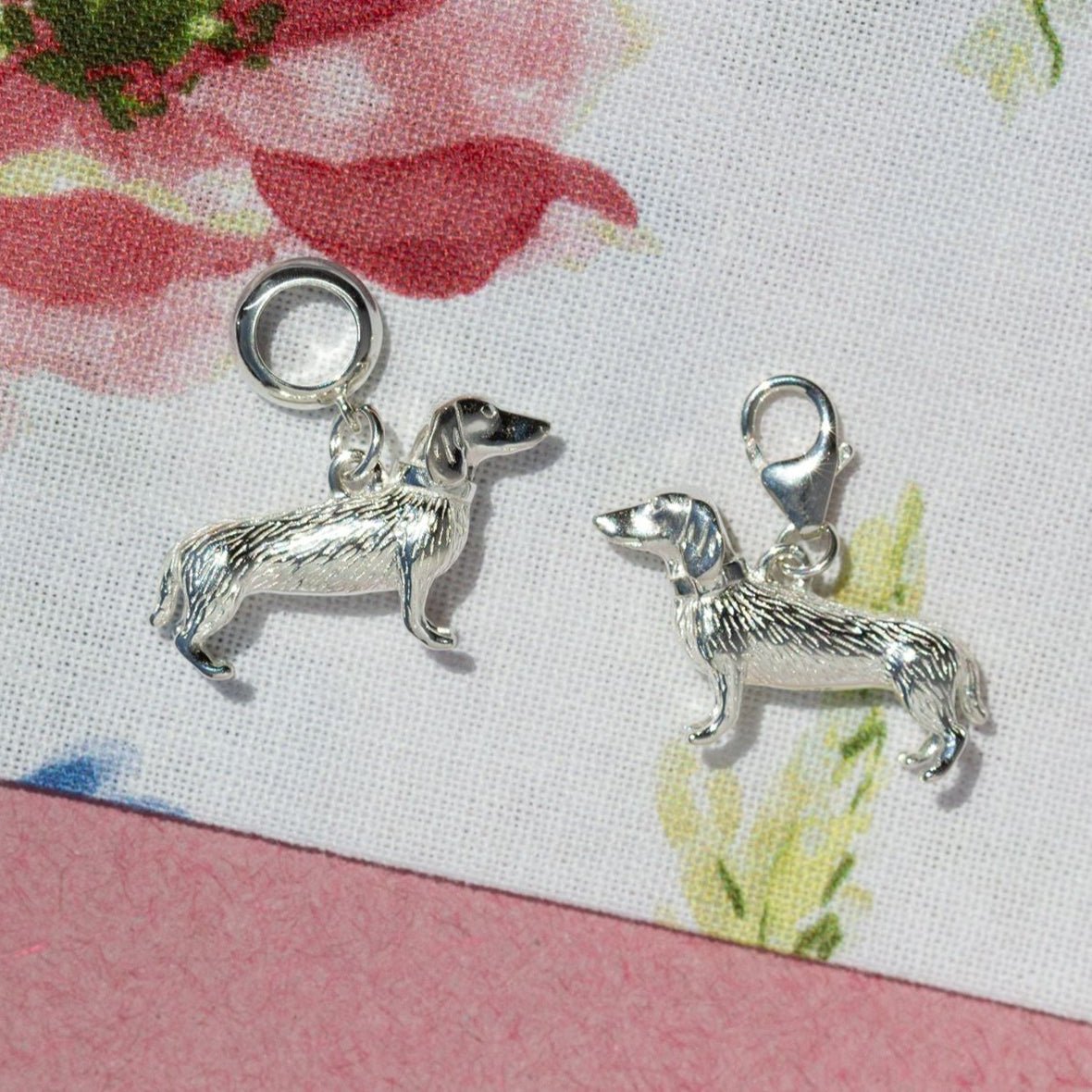 Dachshund Silver Charm - MYLEE London