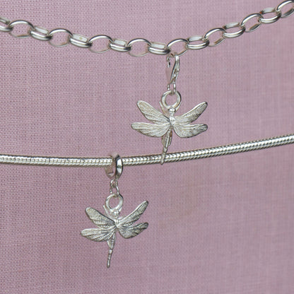 Dragonfly Silver Charm - MYLEE London