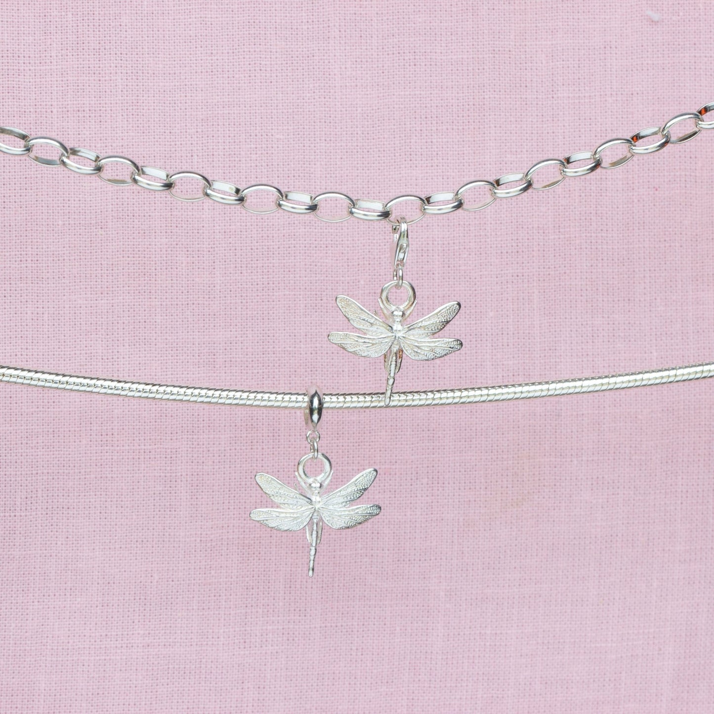 Dragonfly Silver Charm - MYLEE London