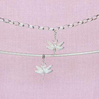 Dragonfly Silver Charm - MYLEE London
