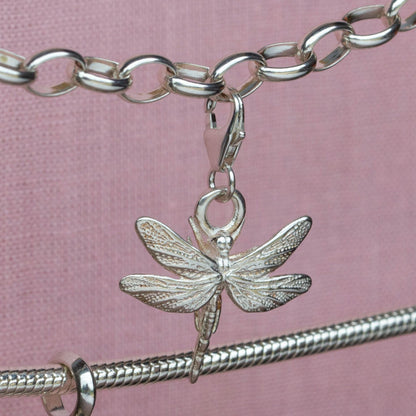 Dragonfly Silver Charm - MYLEE London