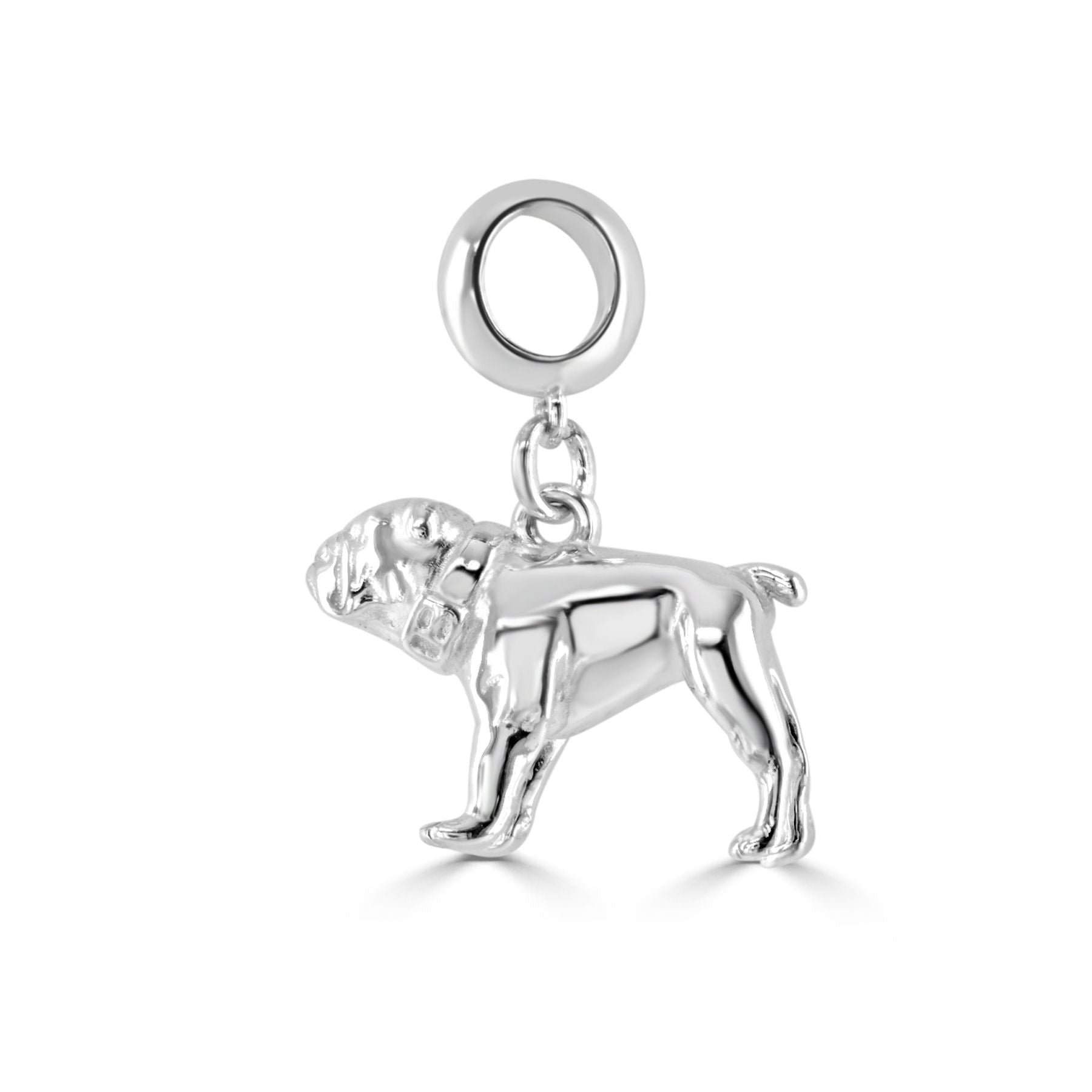 English Bulldog Silver Charm - MYLEE London