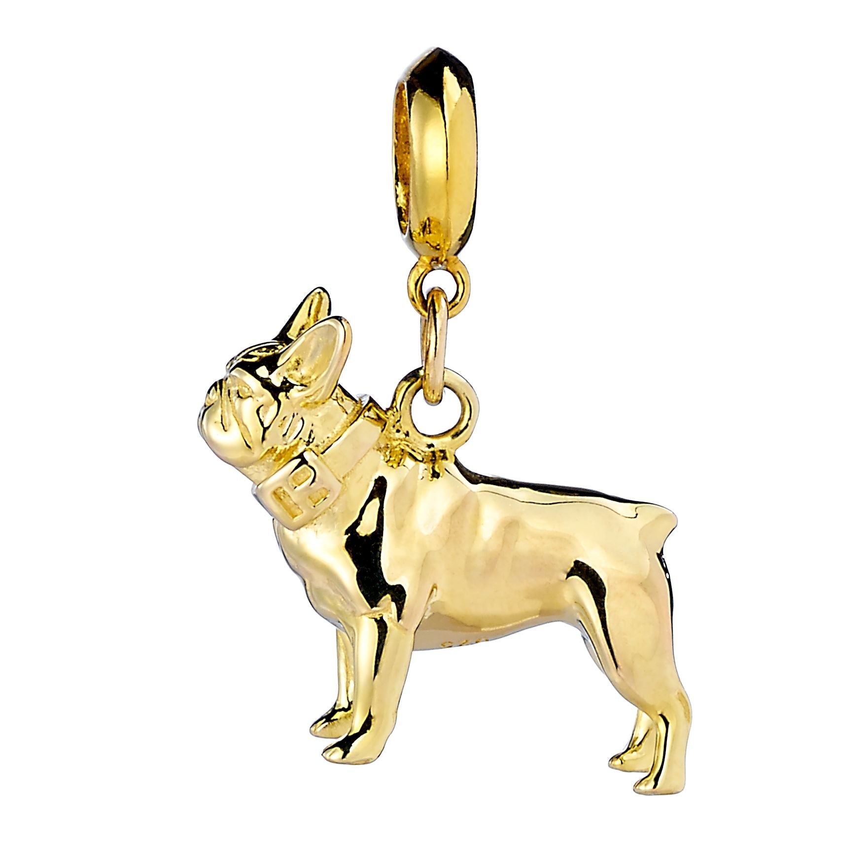 French Bulldog Gold Charm - MYLEE London