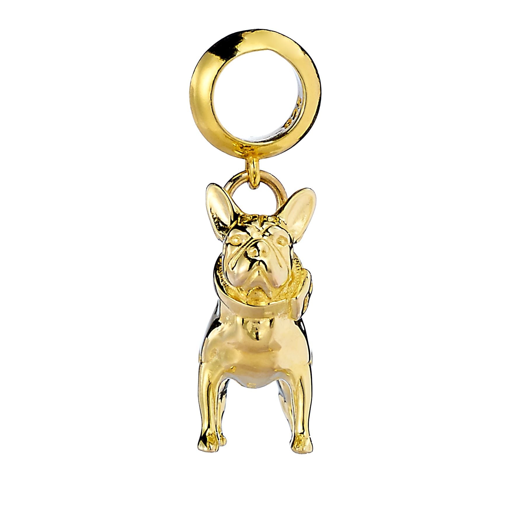 French Bulldog Gold Charm - MYLEE London