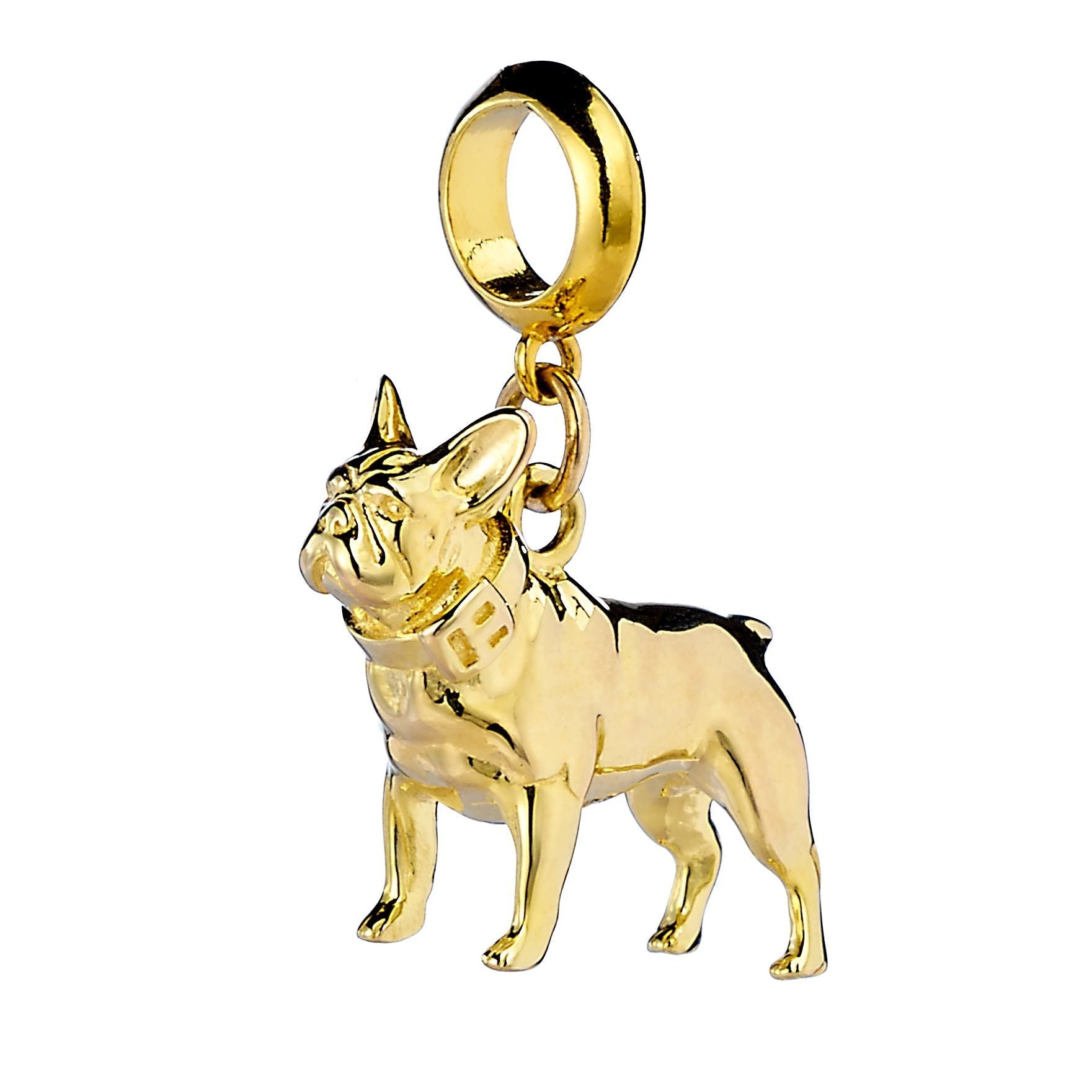 French Bulldog Gold Charm - MYLEE London