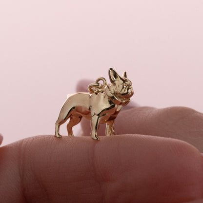 French Bulldog Gold Necklace - Personalised - MYLEE London