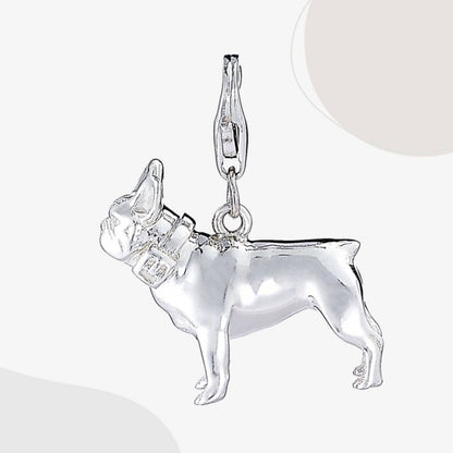 French Bulldog Silver Charm - MYLEE London