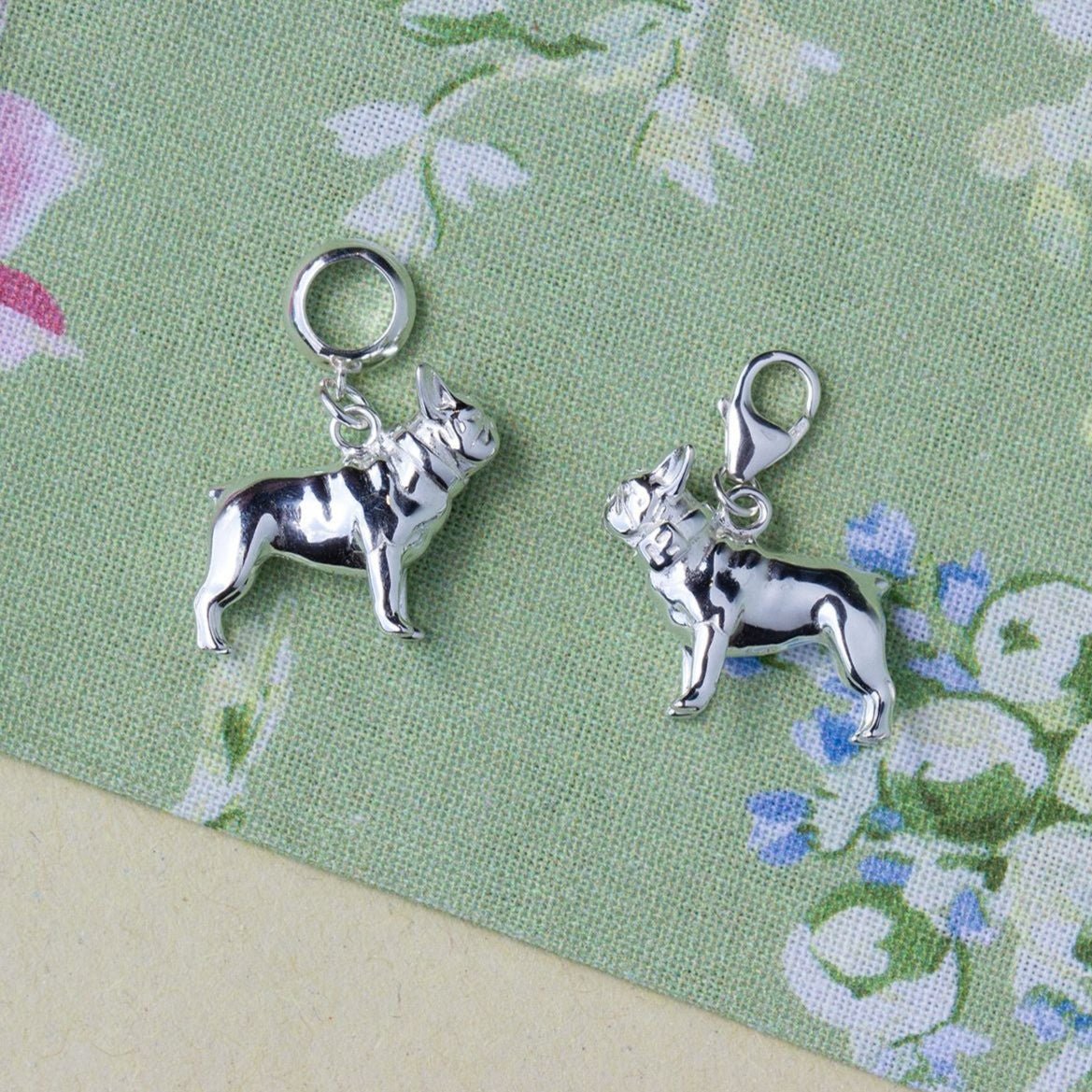 French Bulldog Silver Charm - MYLEE London