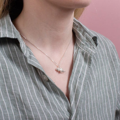 Gerbil Silver Necklace - Personalised - MYLEE London