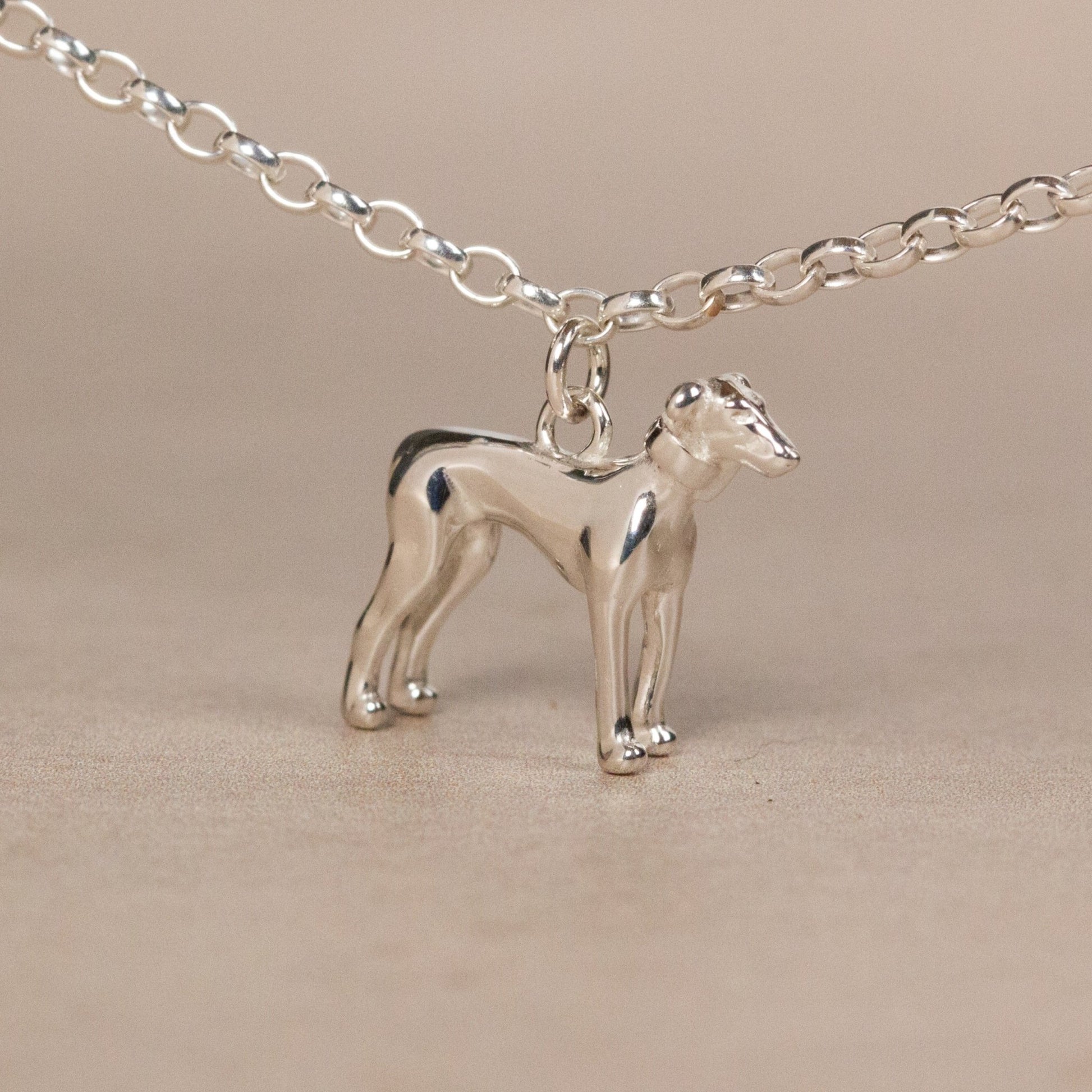 Greyhound Dainty Chain Bracelet - Personalised - Sterling Silver - MYLEE London