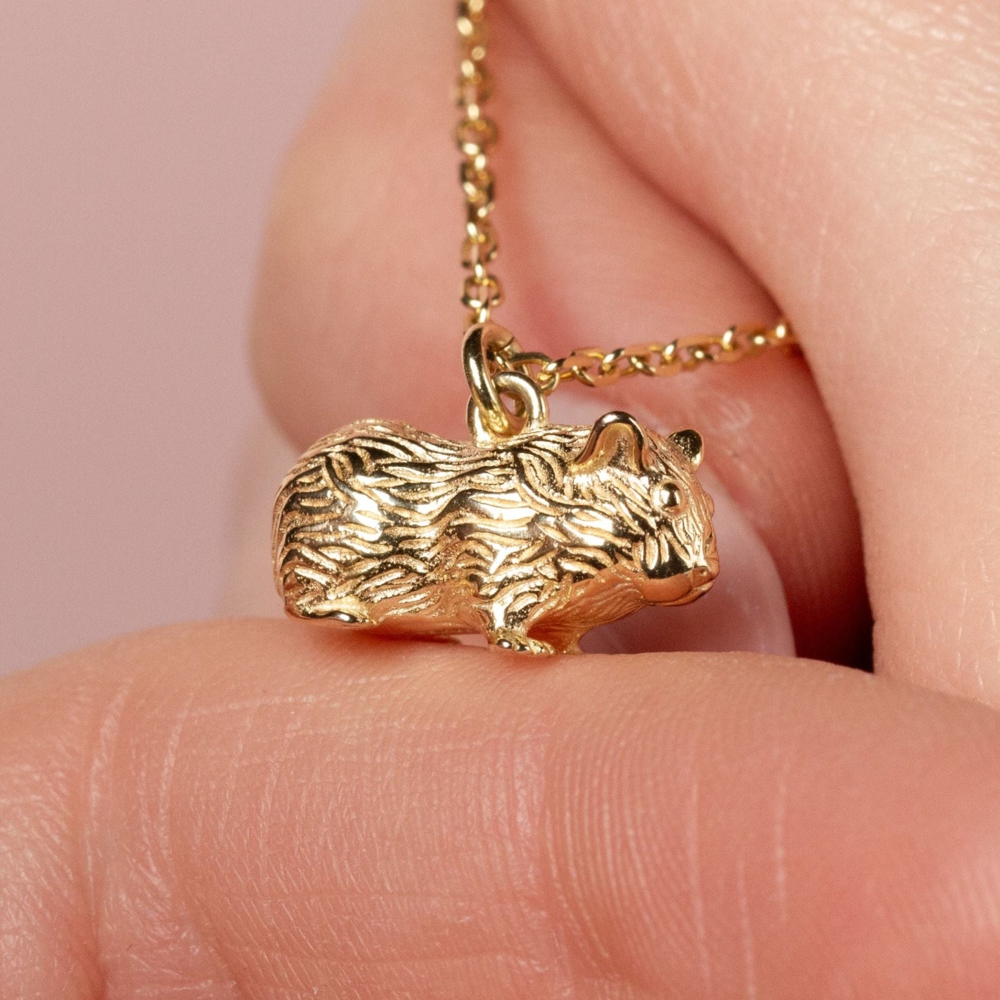 Guinea Pig Gold Necklace - Personalised - MYLEE London