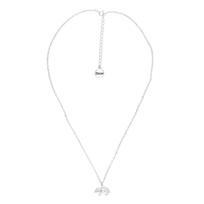 Hamster Silver Necklace - Personalised - MYLEE London