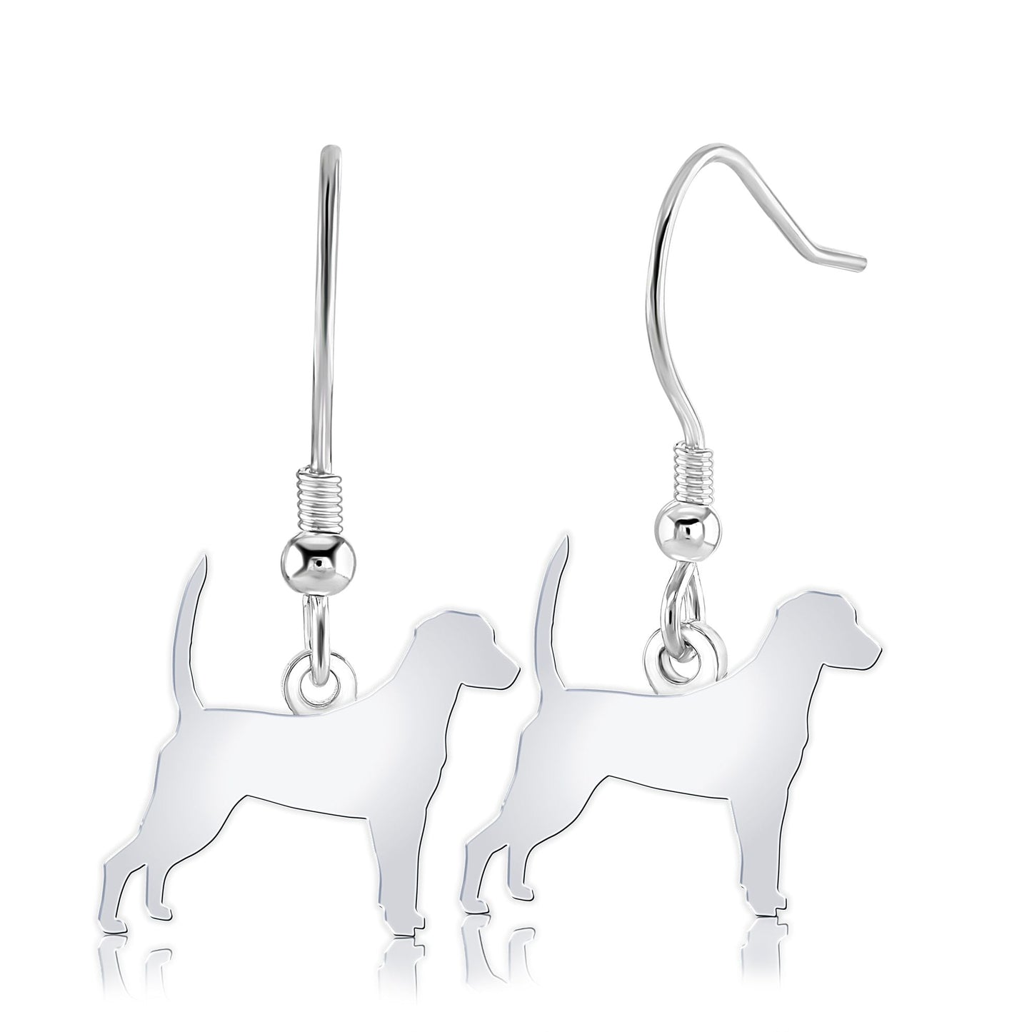 Harrier Silhouette Silver Earrings - MYLEE London