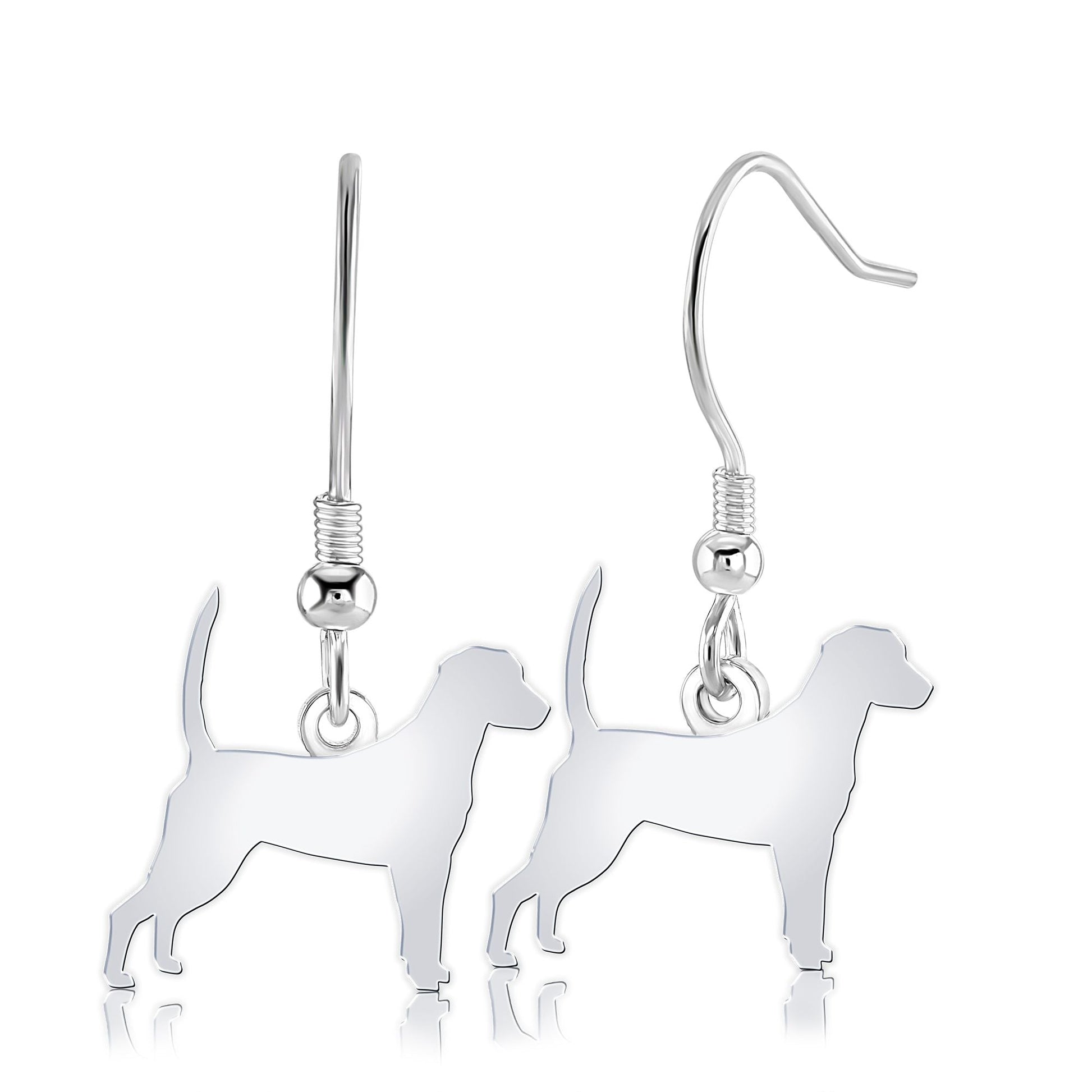 Harrier Silhouette Silver Earrings - MYLEE London