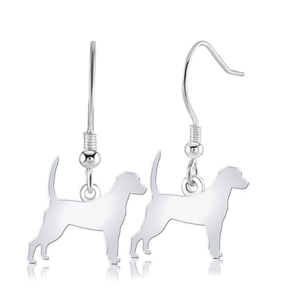 Harrier Silhouette Silver Earrings - MYLEE London