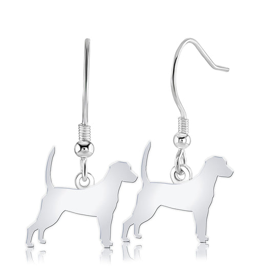 Harrier Silhouette Silver Earrings - MYLEE London