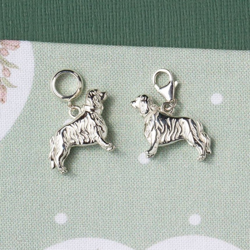 King Charles Spaniel Silver Charm - MYLEE London